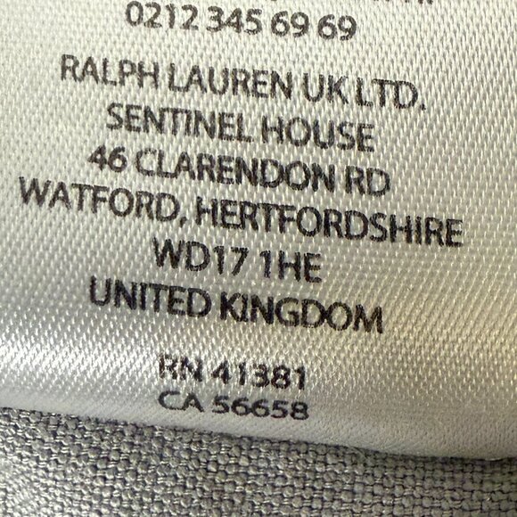 Polo Ralph Lauren Button Down 100% Cotton Classic Fit XL Gray - Picture 8 of 10